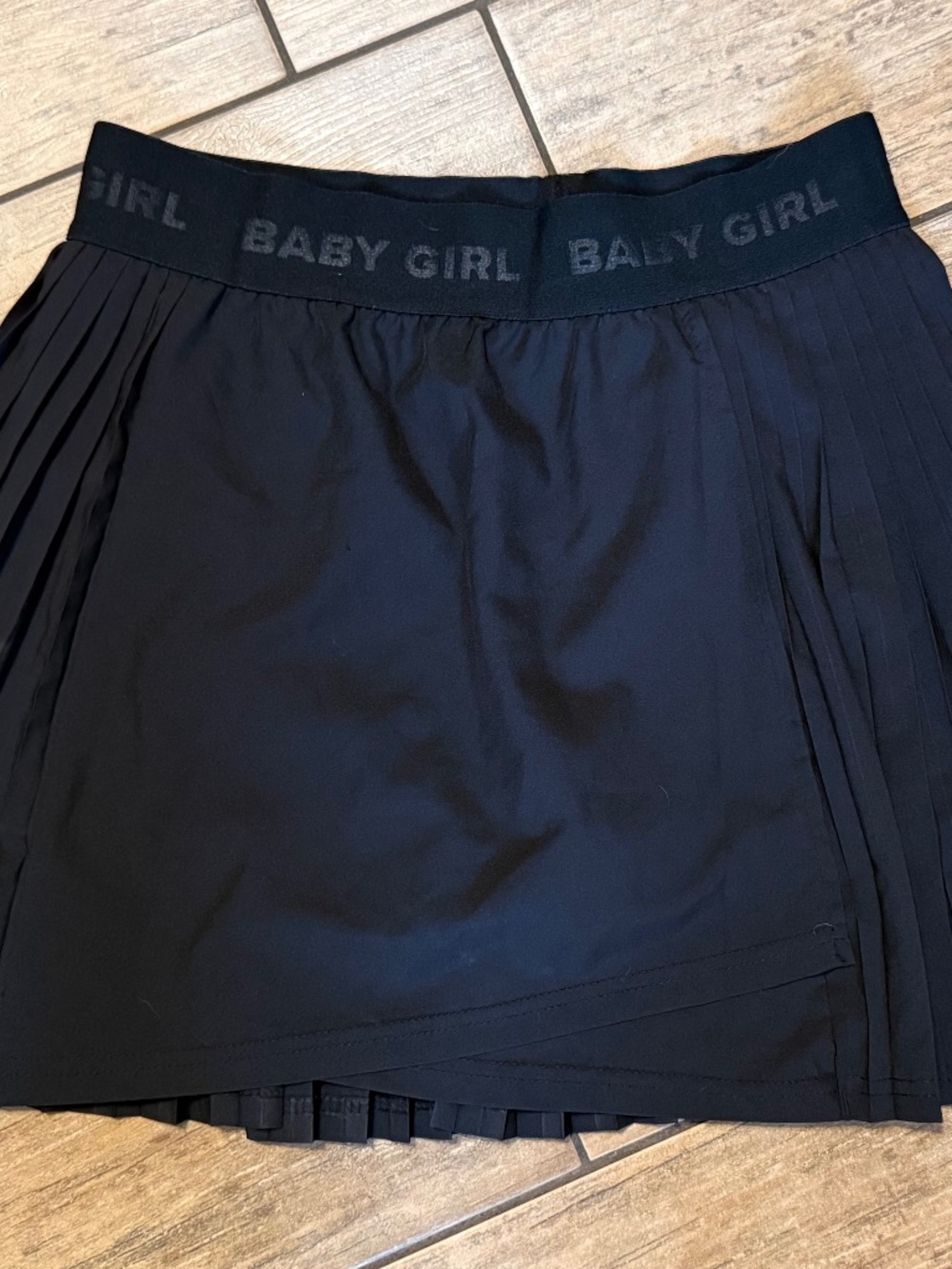 La + image baby girl tennis skort